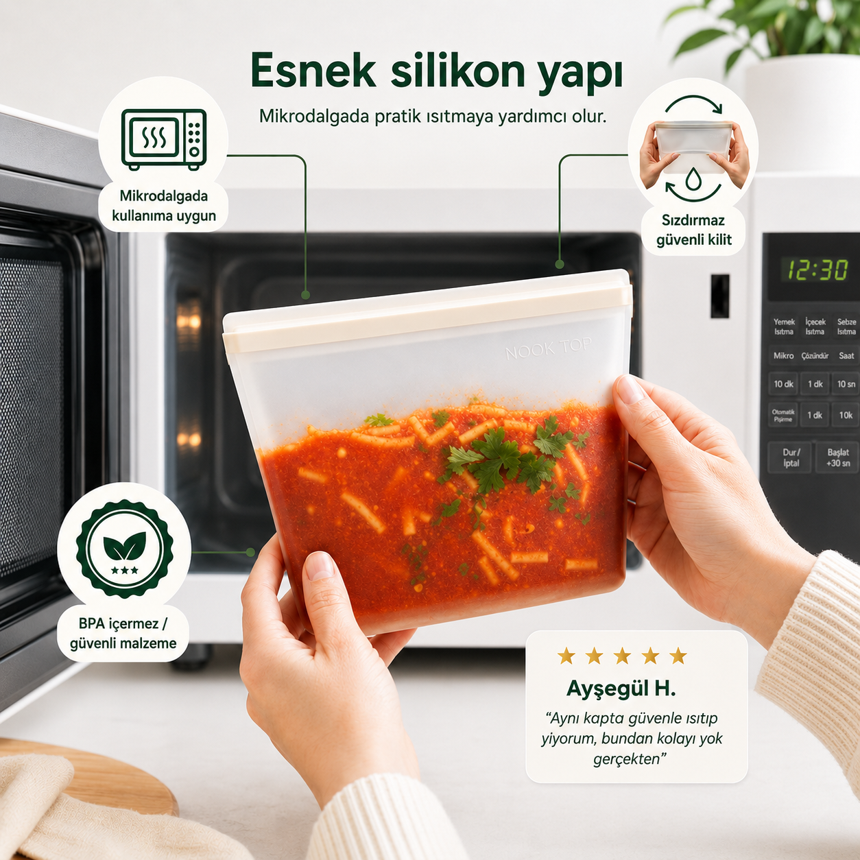 NOOK TOP Silikon Saklama Seti