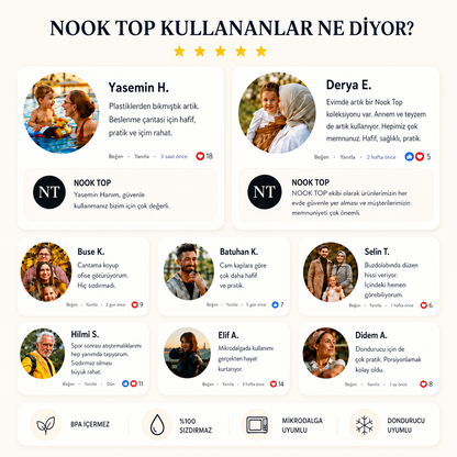 NOOK TOP Silikon Saklama Seti
